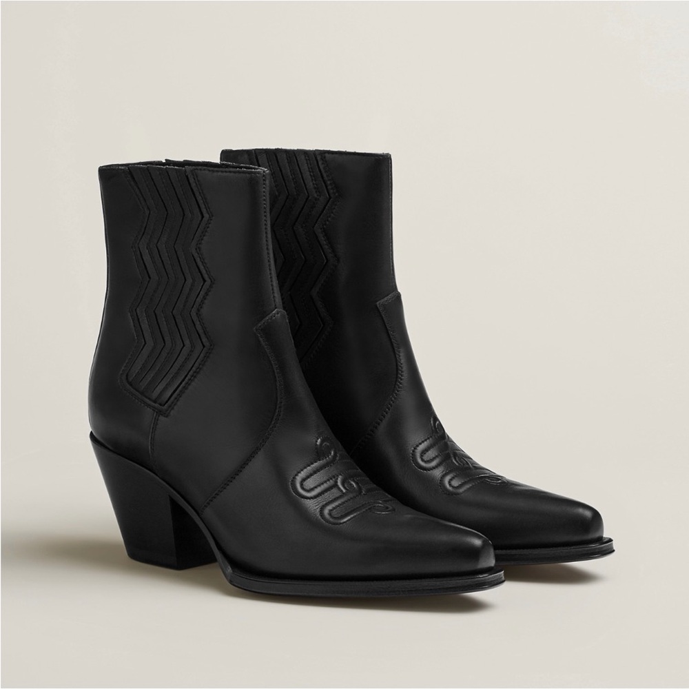 Hermes Black Vegas Boot